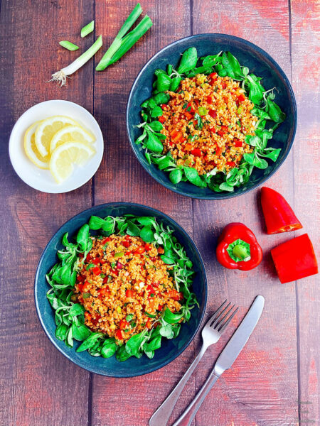 Kisir Bulgur Salad from Turkey